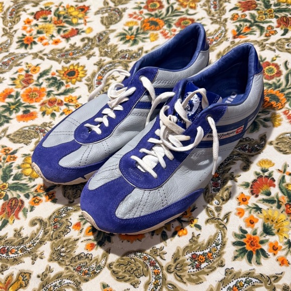 Diesel Other - Diesel Y2K Runaway Mens Blue Grey Leather Suede Low Top Sneakers US 13 EUR 47